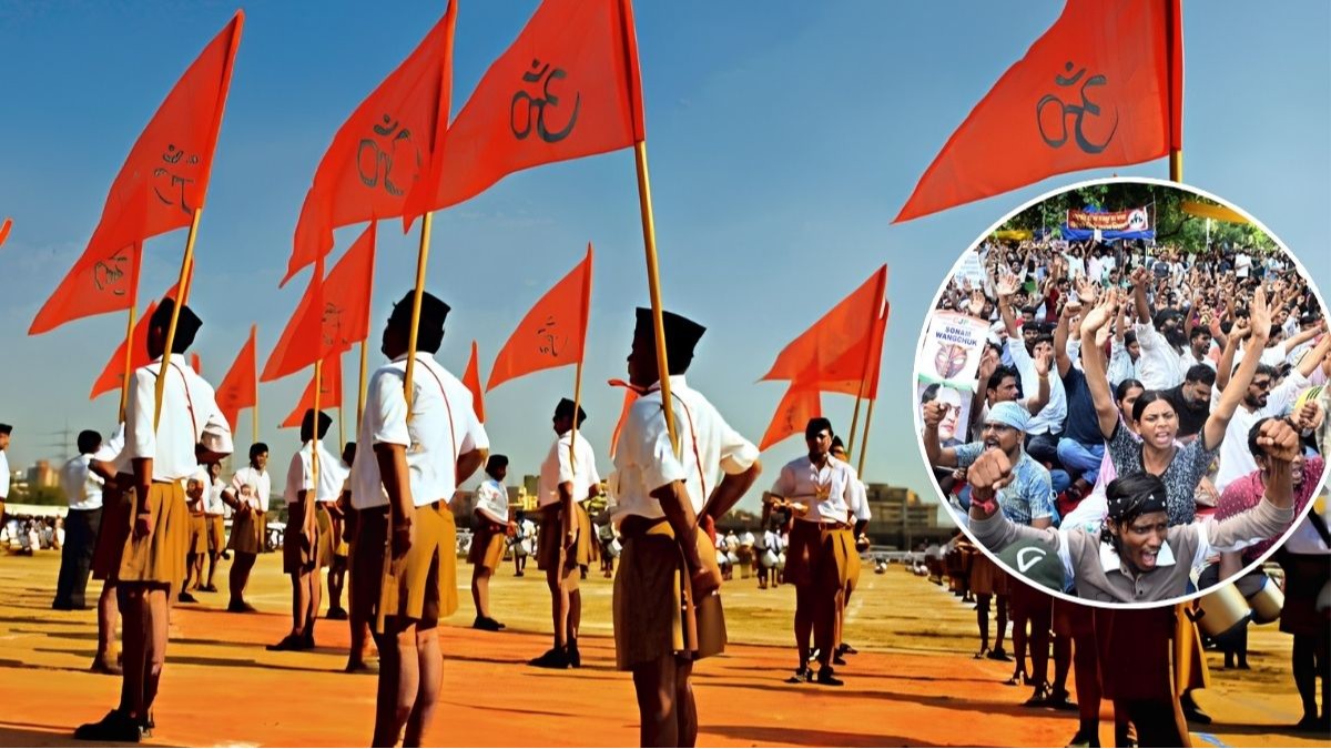 Did RSS intervene to soften govt’s approach toward youth protests?