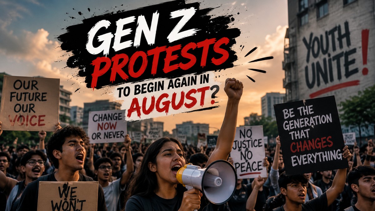 Gen Z protests to begin again in August?