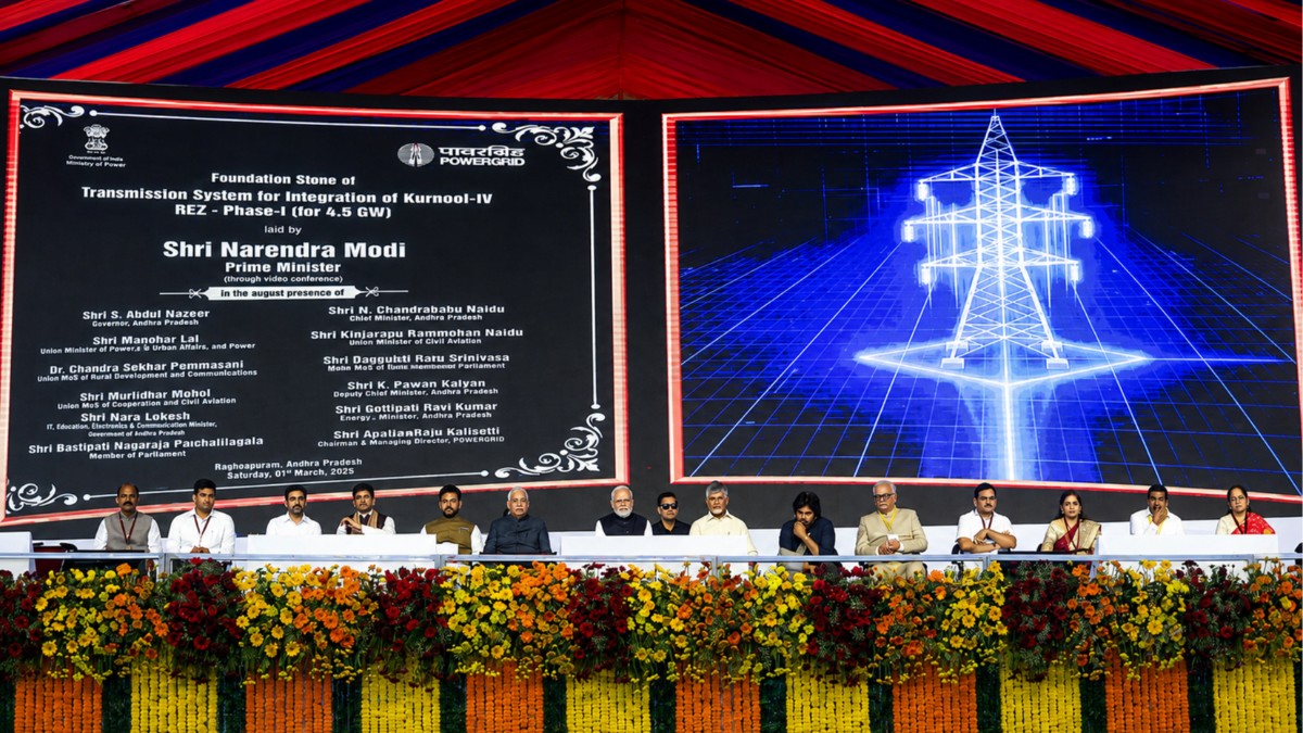 PM dedicates POWERGRID's two projects and lays foundation for one project in AP (UPDATED)