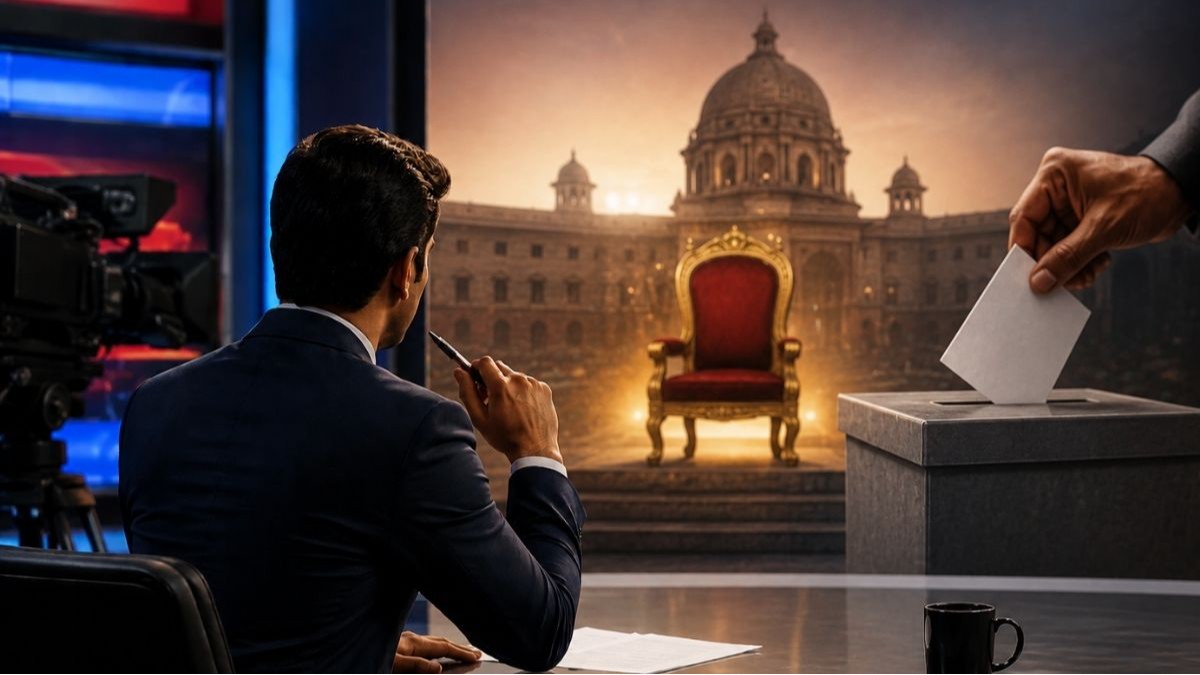 Will a prime-time anchor contest UP Polls?