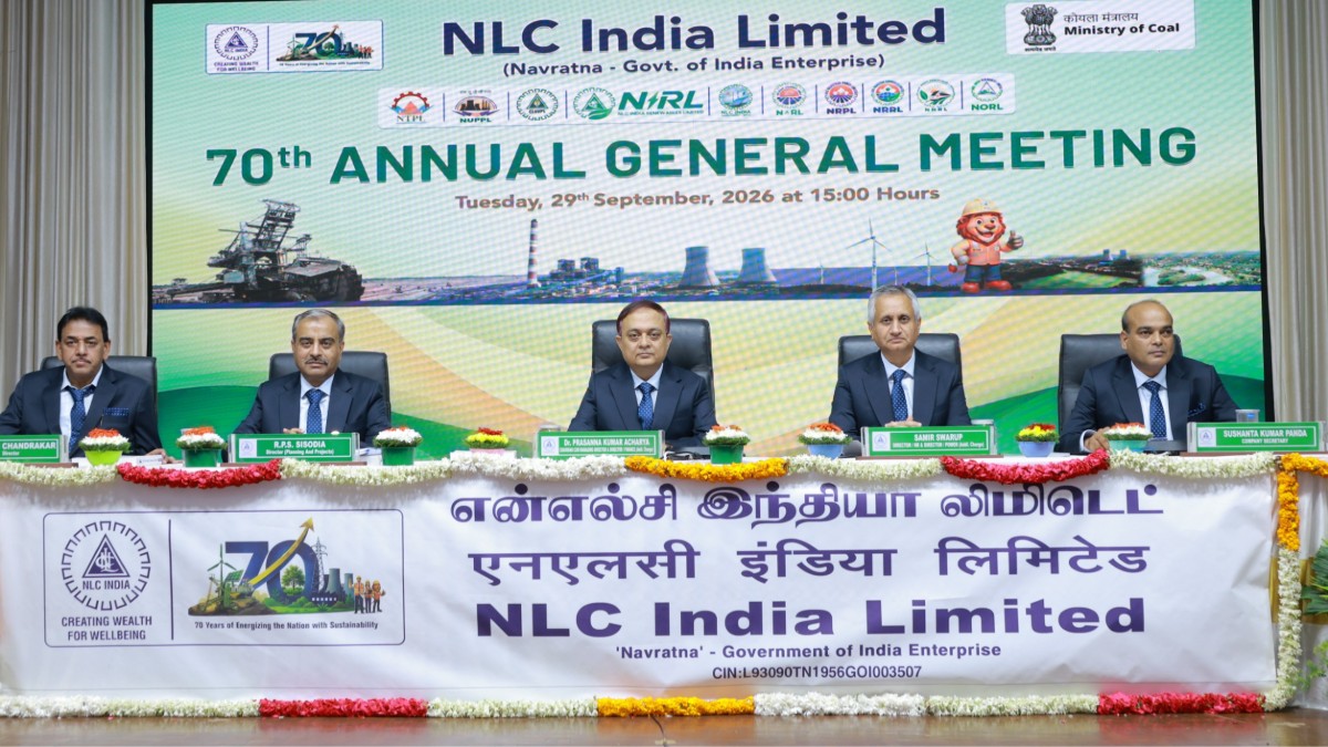 NLCIL aims to build a resilient, diversified energy enterprise, says CMD at AGM