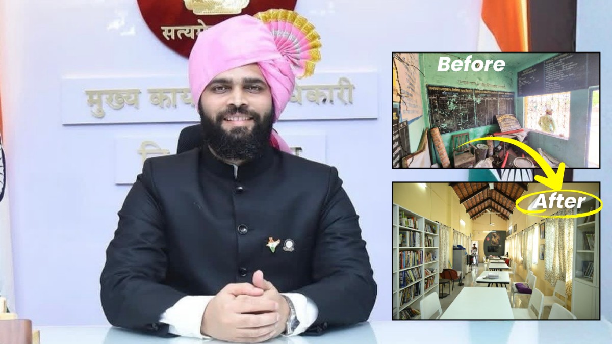 IAS Vinayak Mahamuni Transforms Unused Buildings into Rural Learning Hubs Through Project D.R.E.A.M. in Nagpur