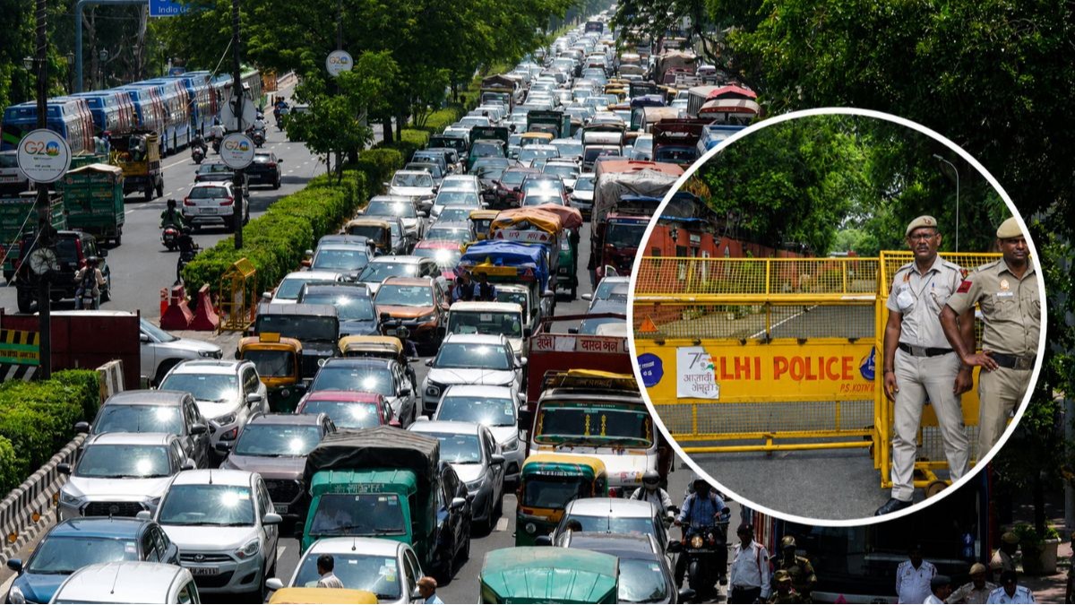 Police rehearsal keeping Delhi jam for hours