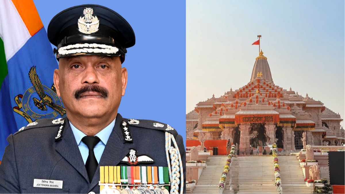 Retd Air Marshal Jeetendra Mishra is new CEO of Shri Ram Janmabhoomi Trust
