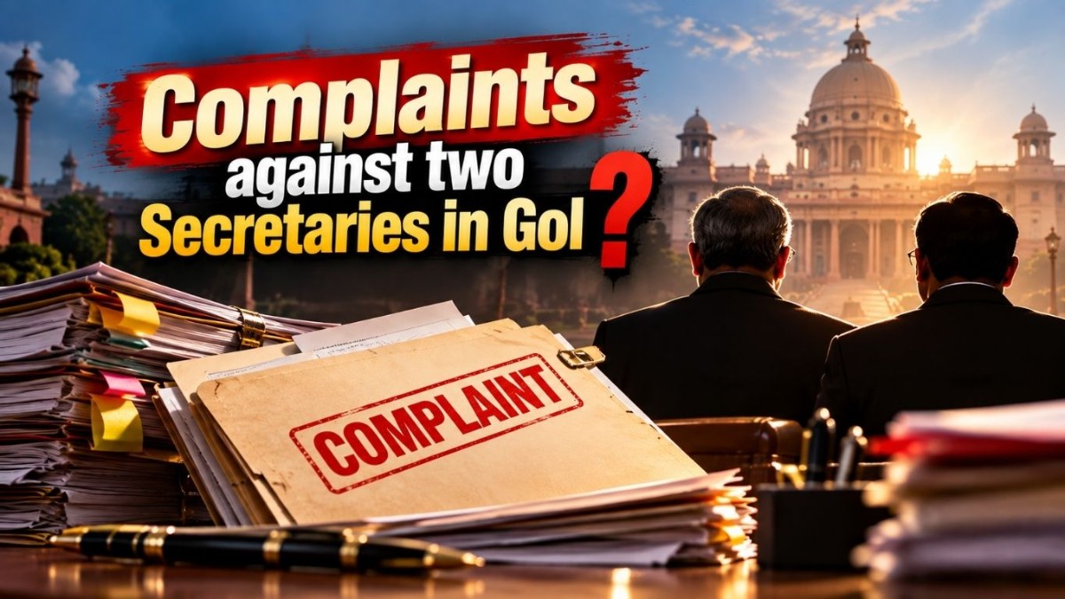 Complaints against two Secretaries in GoI  reach PMO?