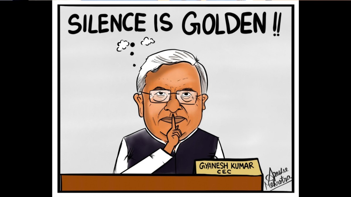 Silence is Golden : Gyanesh Kumar