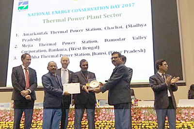 Highest achiever award for Mejia Power plant of DVC