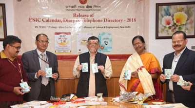 ESIC Calendar, Diary, Telephone Directory-2018 released