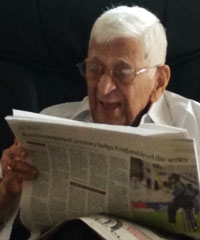 The doyen of India\'s civil servants V K Rao ICS is 104