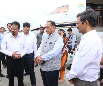 Gujarat Chief Minister Vijay Rupani returns from Israel visit