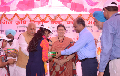 Mrs Smriti Irani launches Neep Project in UP