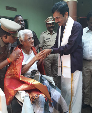 106 year old policeman in Puducherry