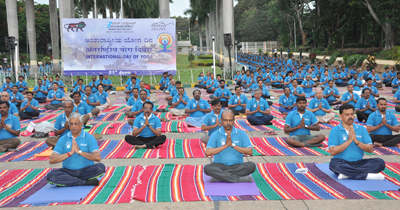 BEL celebrates International Day Yoga Day