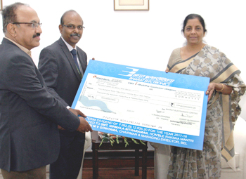 BEL pays Rs. 262 cr Interim Dividend to Govt