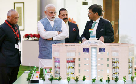 Modi inaugurates NBCC constructed CIC Headquarter