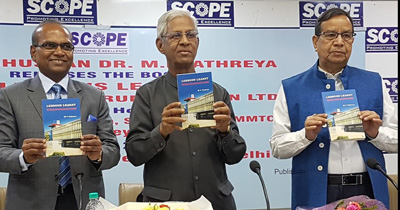 SCOPE organizes book release authored by M P Eswhar