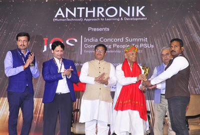 CMD NBCC Dr A K Mittal conferred with PSU Leadership Award
