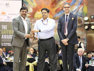 JNPT wins, Chairman hounored