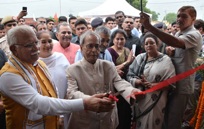Haryana CM inagurates NBCC built Gramalaya
