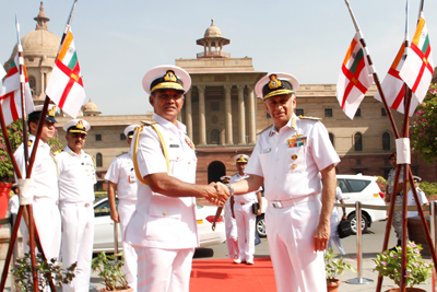 Commander of Sri Lanka Navy Vice Admrl Piyal De Silva visits India