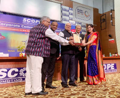 WAPCOS awarded for Best Corporate Communication