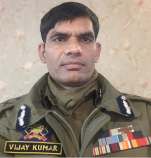Vijay Kumar is new IGP Kashmir