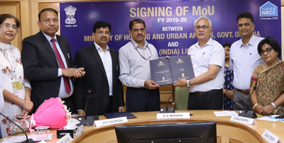 NBCC signs annual MoU with Ministry for FY 2019-20