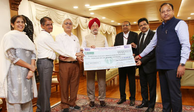 NBCC pays dividend to Govt