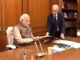 PMs foreign visit and decision about Nripendra Misra ?