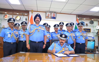 Air Chief Marshal R K S Bhadauria assumes charge as Chief of Air Force Staff