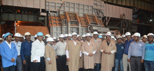 Steel Minister Dharmendra Pradhan visits Bhilai Steel Plant