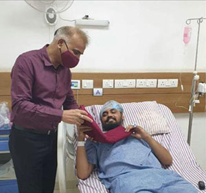 A commendable gesture of Sp DG Chhattisgarh Vij