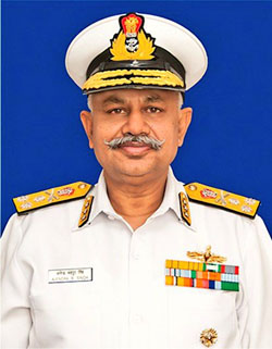 Vice Admiral Singh joins as FOC-in-C, W NC
