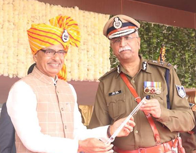 MP Police celebrating Establishment Day