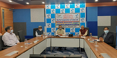 RailTel observing vigilance awareness week 2021