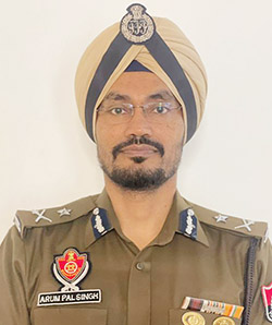 Arun Pal Singh is Commissioner of Police, Amritsar