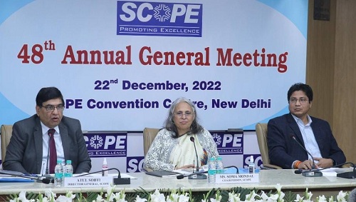 SAIL Chairperson Soma Mondal addresses SCOPE AGM