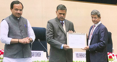 NTPC felicitated at New Frontiers programme on Renewable Energy