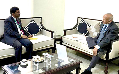 Chairman DRDO, India Dr. G.Satheesh Reddy calls on Lt Governor Ladakh in New Delhi