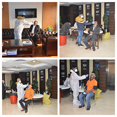 NBCC organizes free RT PCR camp at corporate office
