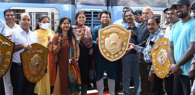 Waltair Division awarded 14 Shields