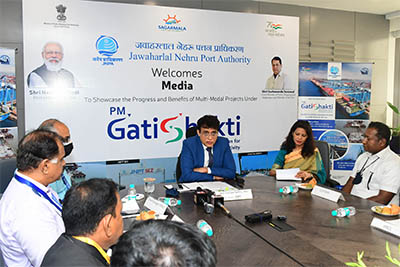 JNPA highlights ongoing development on PM Gati Shakti projects