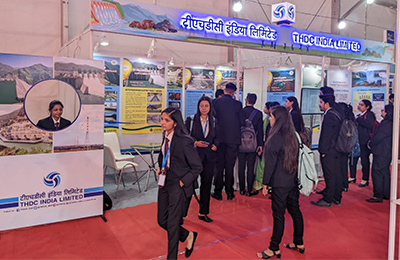 THDCIL displays an eye-catching stall in Rise in UP exhibition