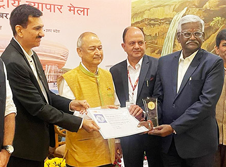 COIR Board awarded for display at IITF-2022
