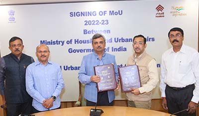 MoU signed between HUDCO and MoHUA