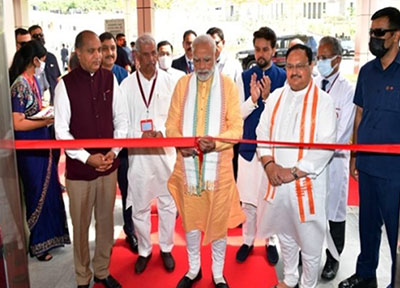 PM inaugurates NBCC built AIIMS, Bilaspur