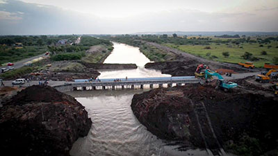 Completion of Paravanar Permanent river course by NLCIL