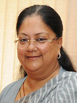 Vasundhra Raje has her own set of officers
