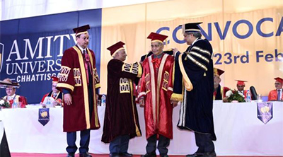 Honorary doctorate conferred on Dr Sushil Trivedi