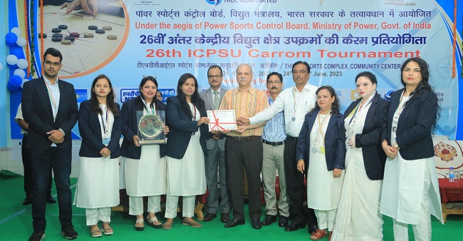 26th ICPSU Carrom Tournament organized by THDC India Limited successfully concluded